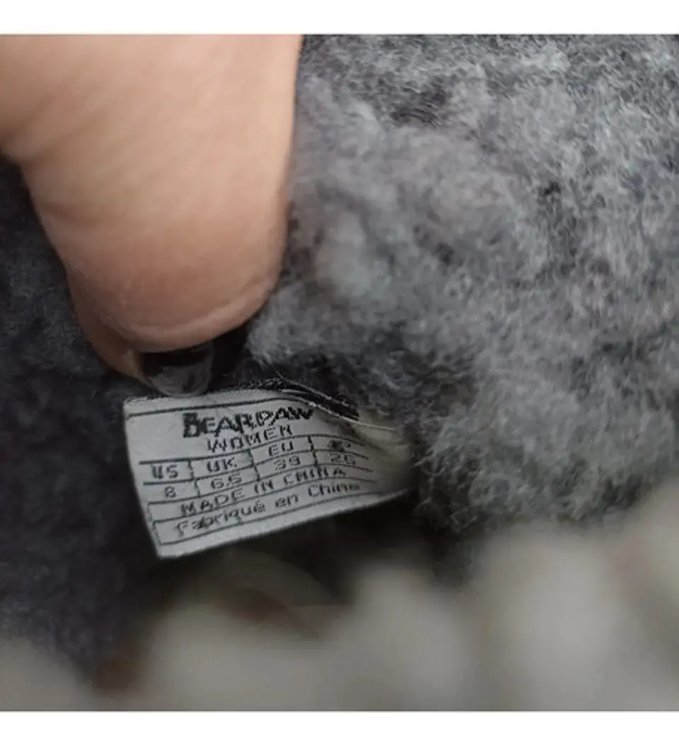 Botín Bearpaw Emma Short Gamuza Y Forro De Lana -  Talla 38 9