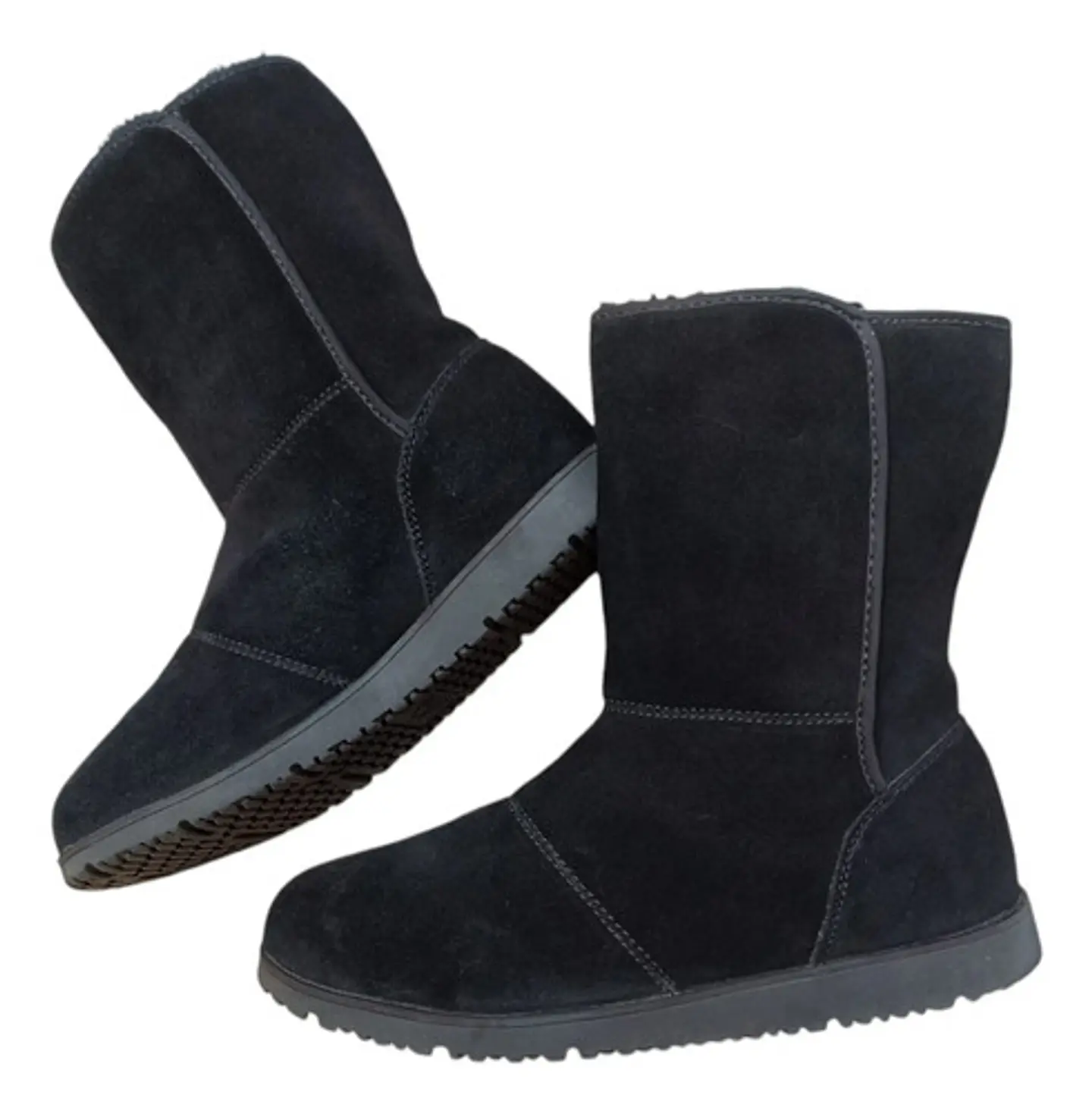 Botas Mckinley Cuero Gamuza Y Forro De Piel Talla 41 (28cm) 2