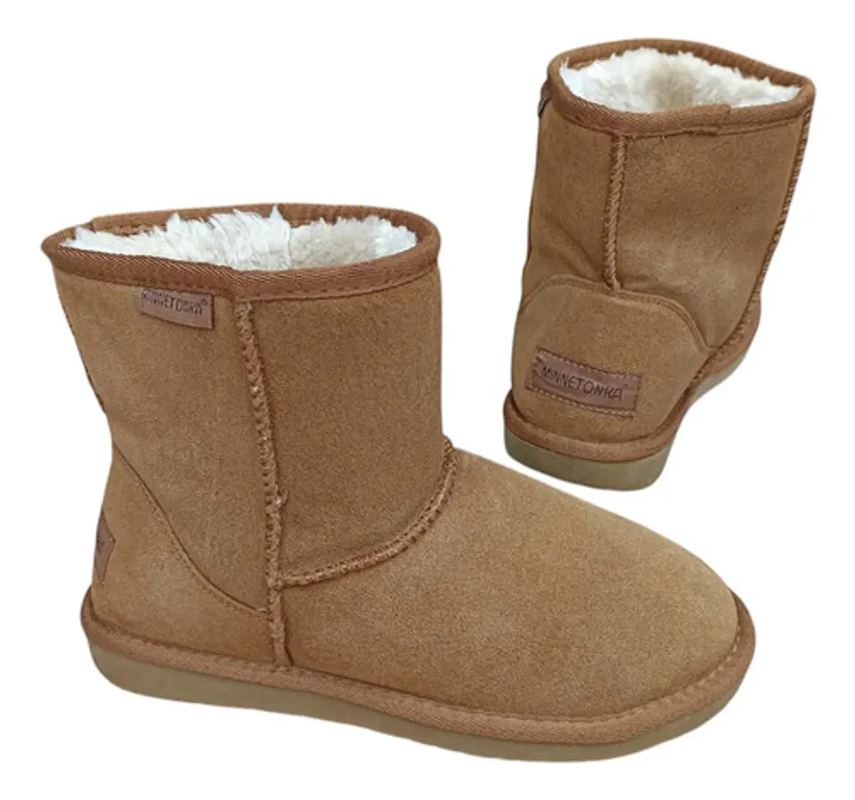 Botas Minnetonka Olympia Gamuza Forradas De Piel - Talla 38 4