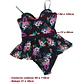 Traje de Baño una Pieza con Peplum - Talla XL - Miniatura 7