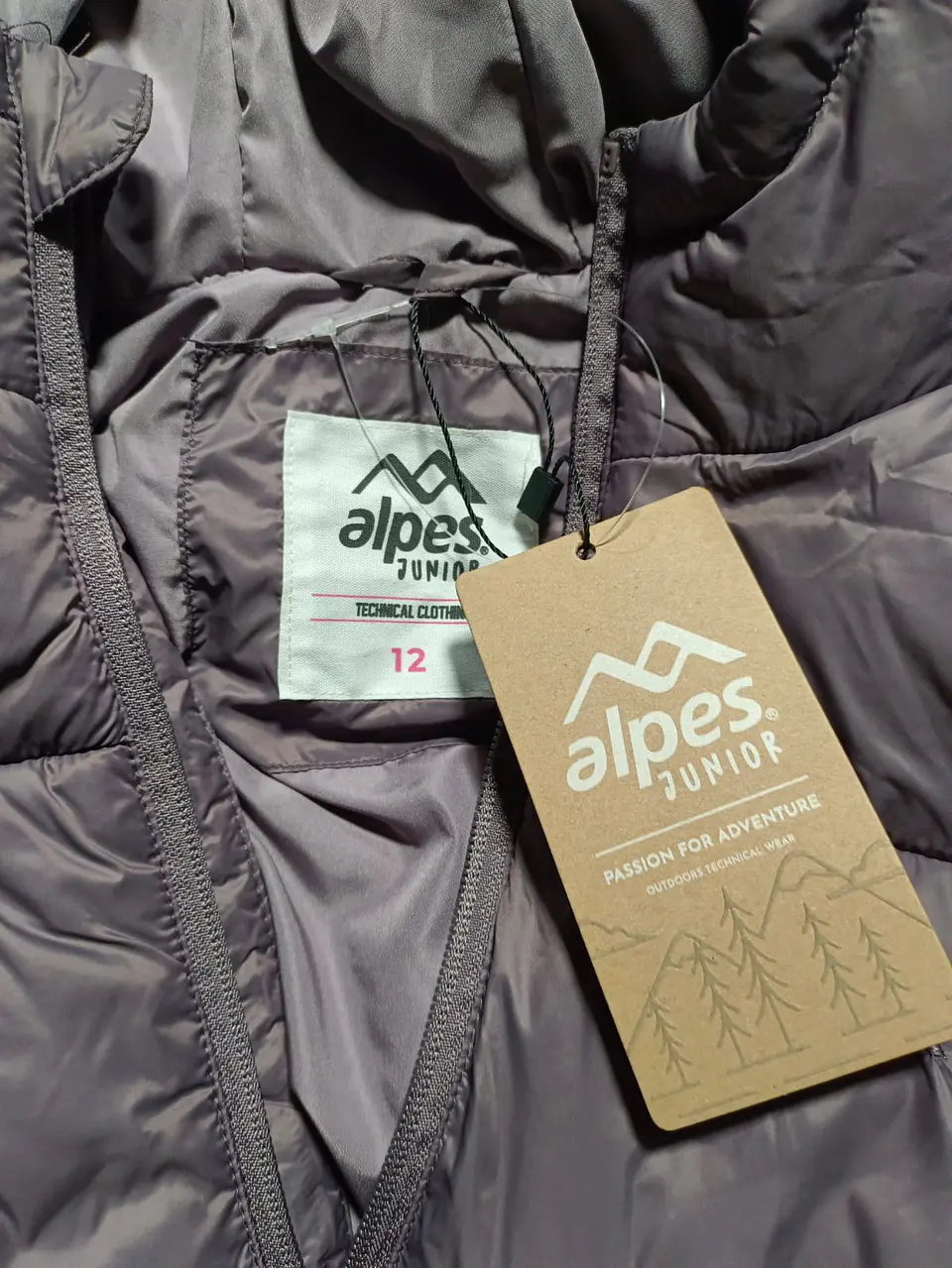 Parka Infantil Acolchada Repelente al Agua Talla 12 8