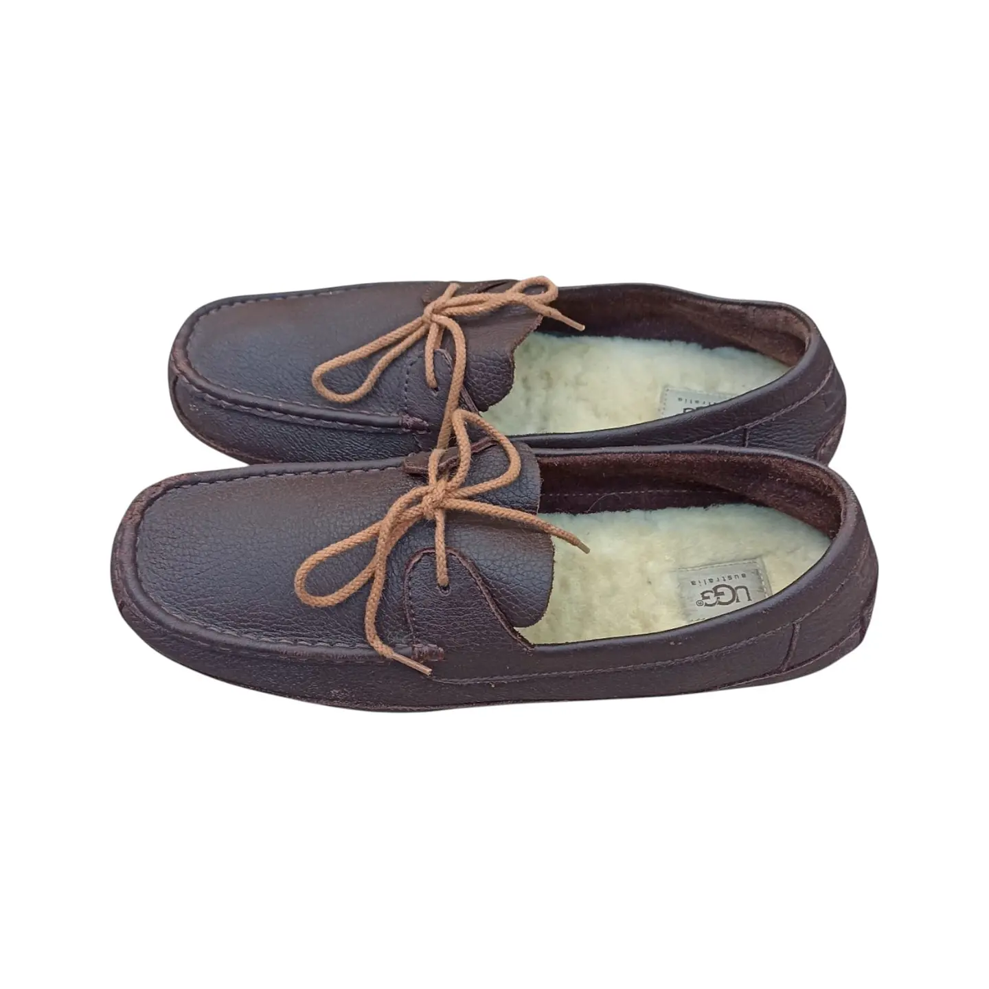 Mocasines UGG De Cuero Marrón Para Hombre - Talla 45.5 2