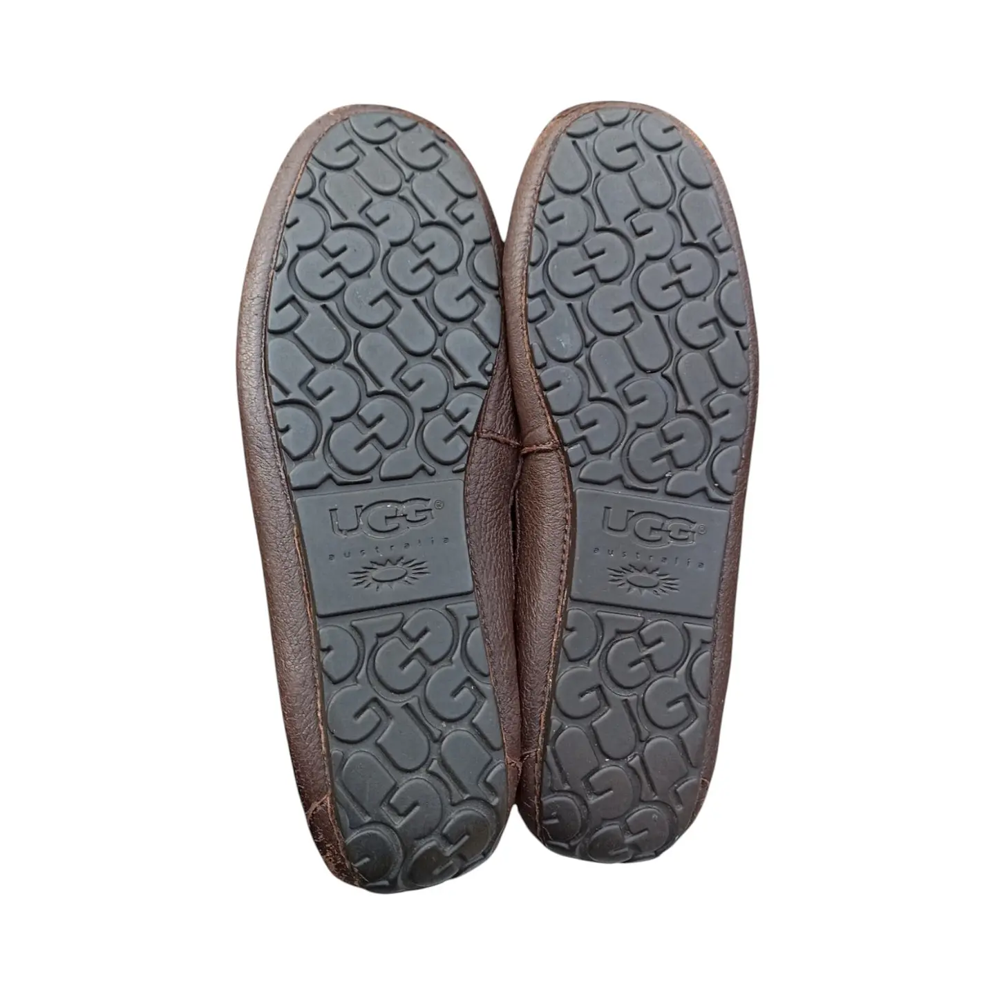 Mocasines UGG De Cuero Marrón Para Hombre - Talla 45.5 7