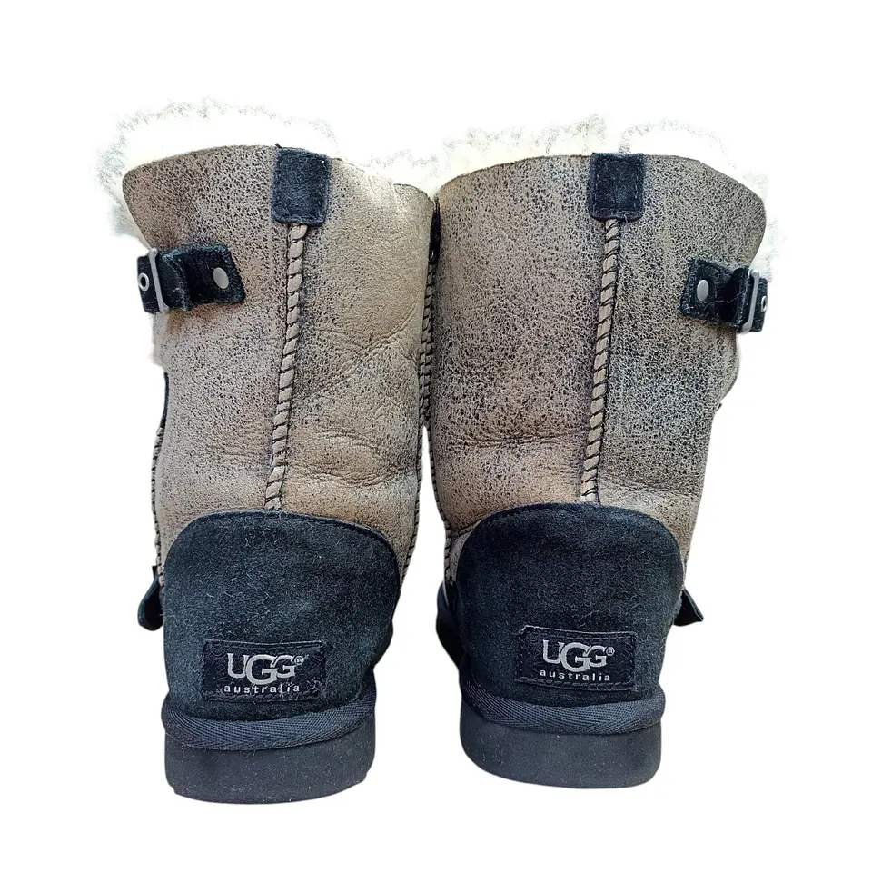 Botas UGG Dylan Cuero Y Forro De Piel De Oveja - Talla 36 6