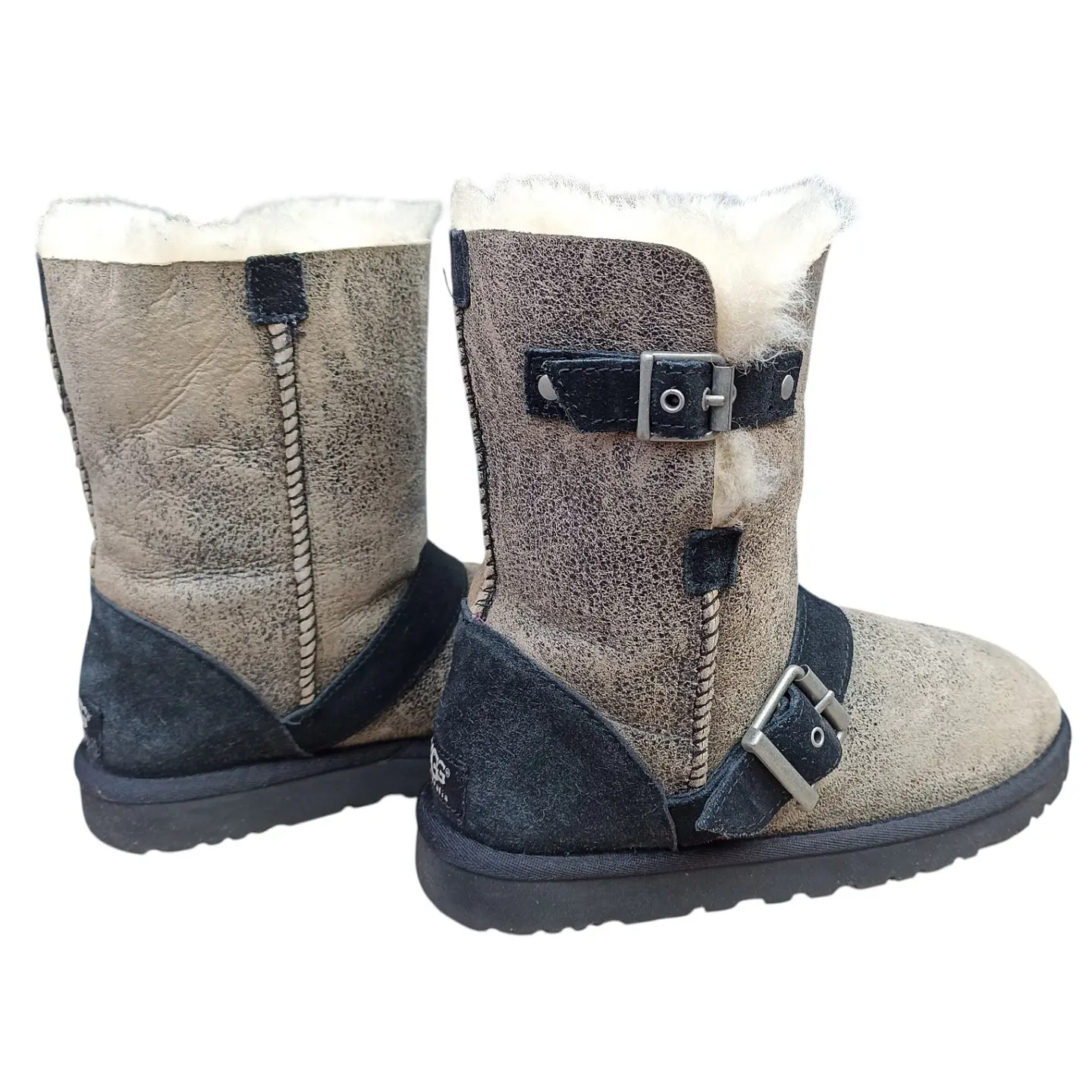 Botas UGG Dylan Cuero Y Forro De Piel De Oveja - Talla 36 4