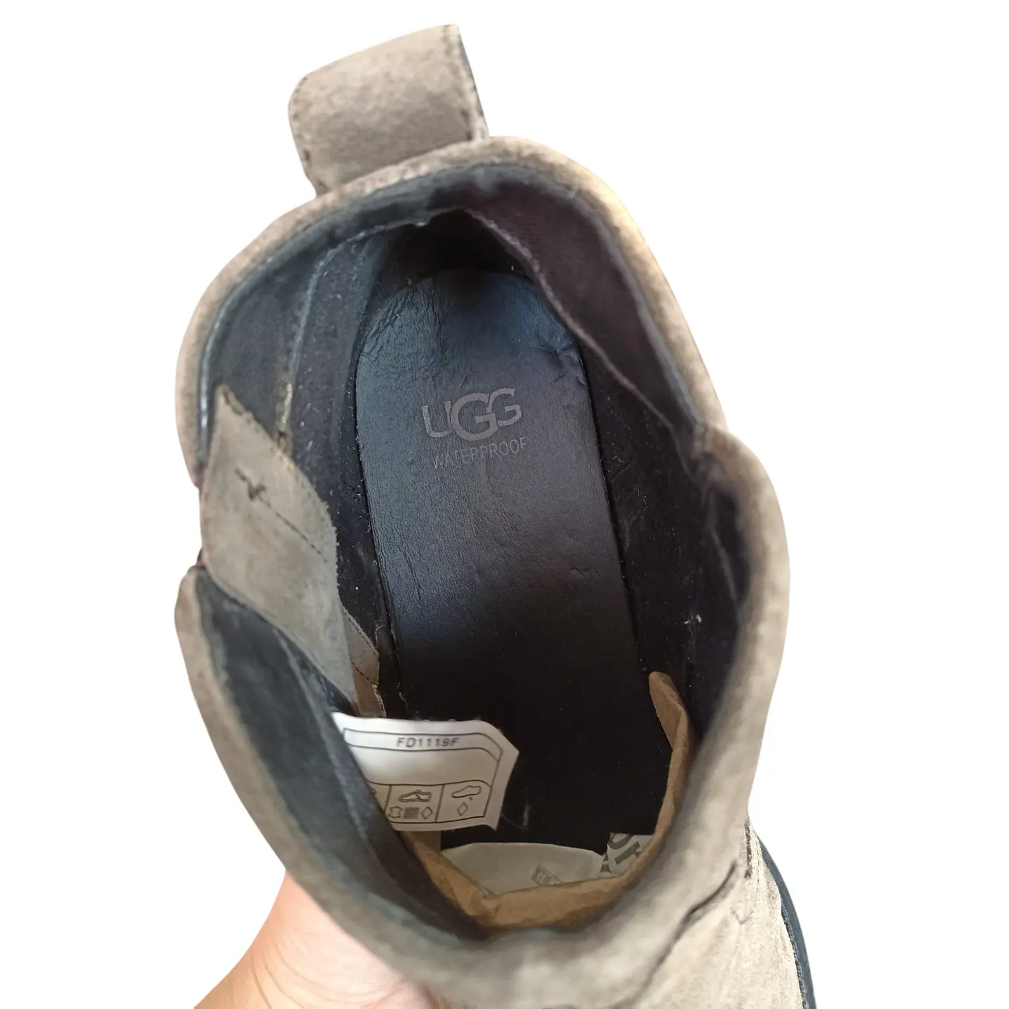 Botín UGG Cuero Gamuza Modelo Auero Waterproof Talla 39.5 5