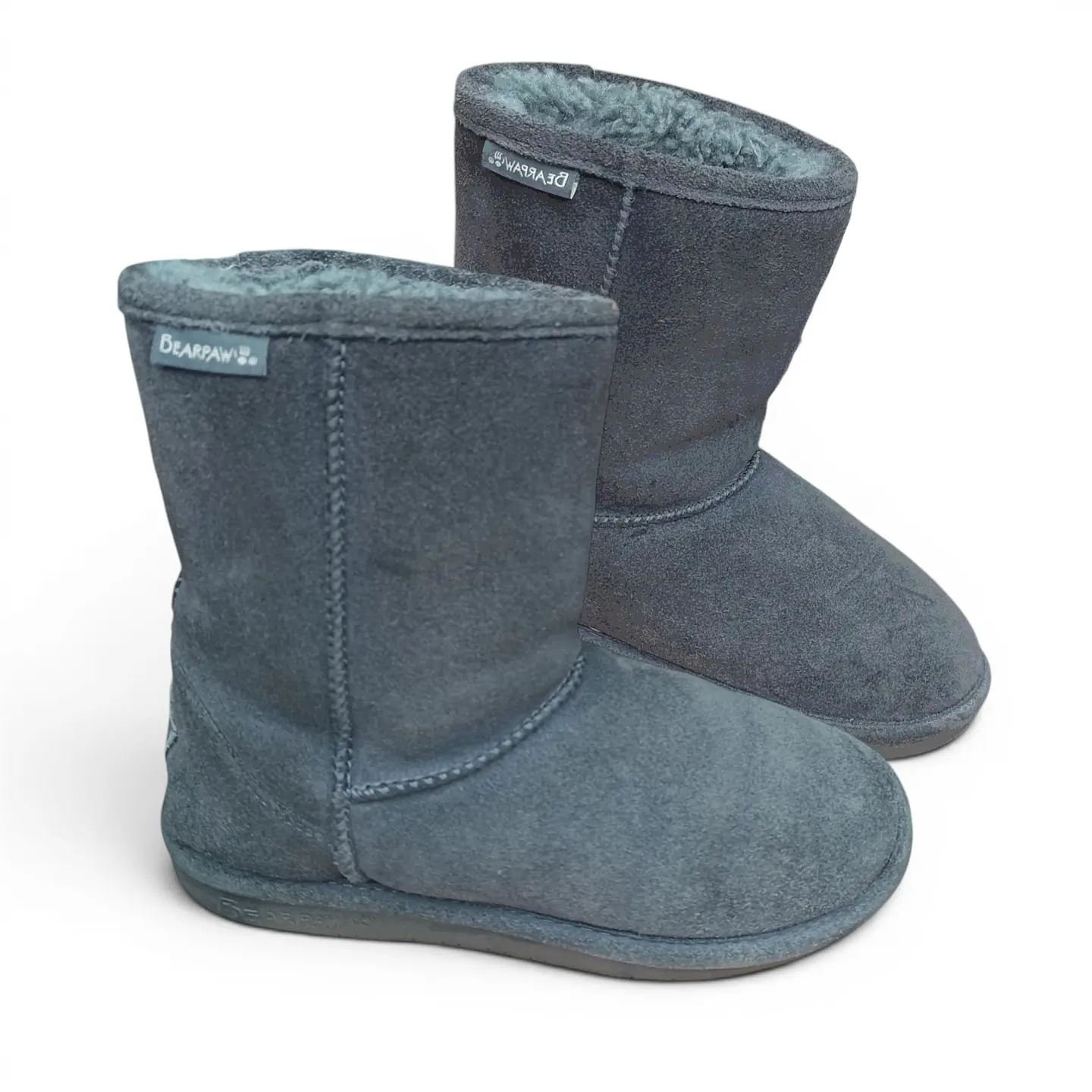 Botín Bearpaw Emma Short Gamuza Y Forro De Lana -  Talla 38 4