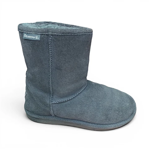 Botín Bearpaw Emma Short Gamuza Y Forro De Lana -  Talla 38