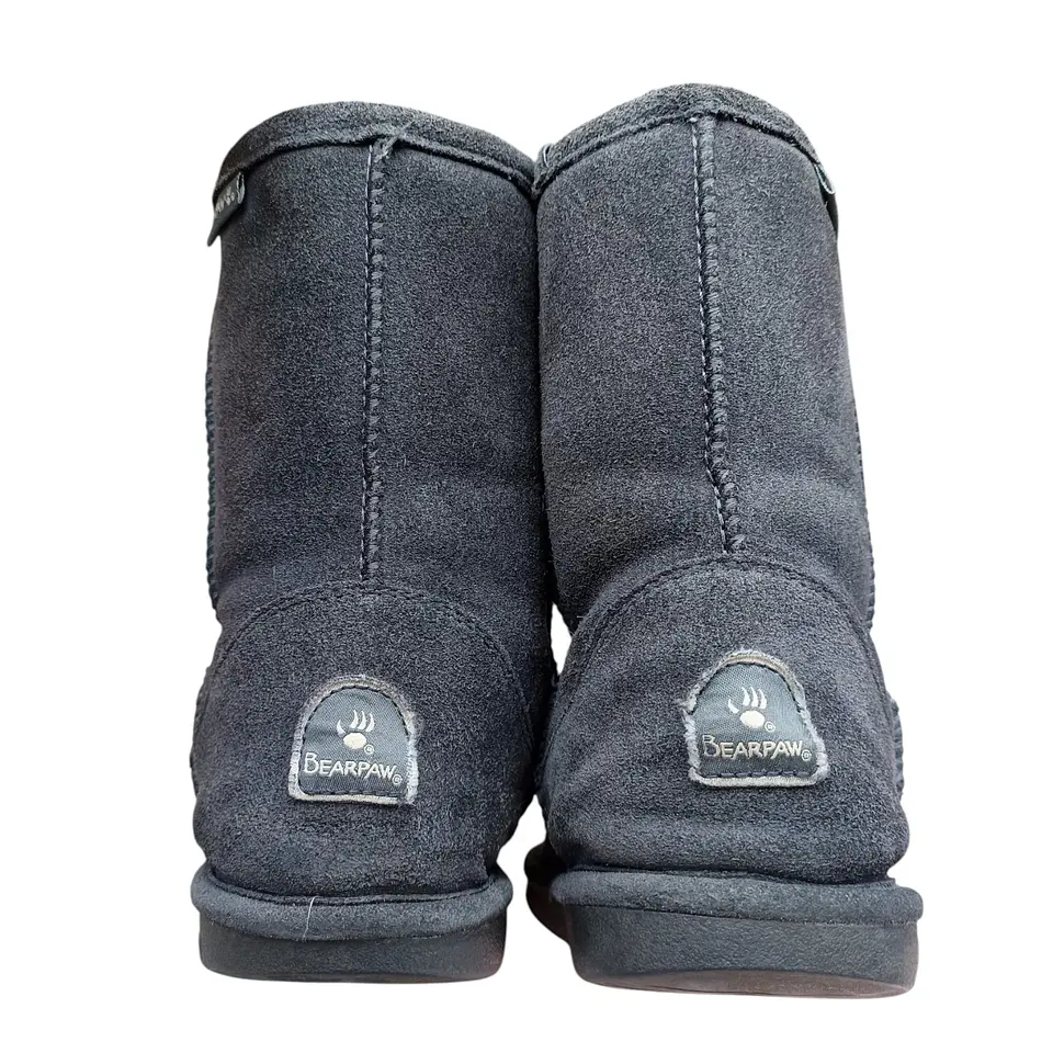 Botín Bearpaw Emma Short Gamuza Y Forro De Lana -  Talla 38 6
