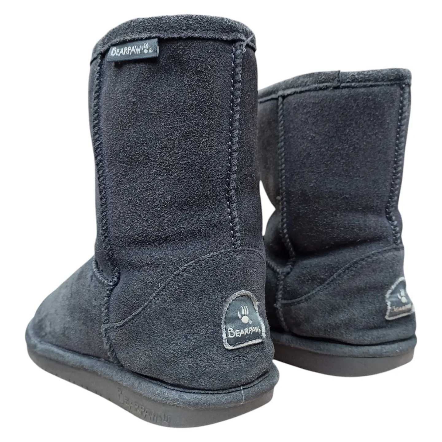 Botín Bearpaw Emma Short Gamuza Y Forro De Lana -  Talla 38 5