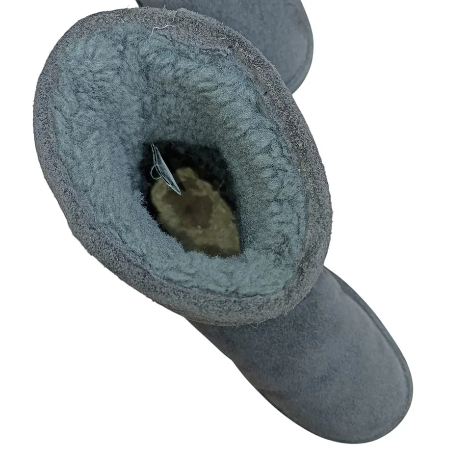 Botín Bearpaw Emma Short Gamuza Y Forro De Lana -  Talla 38 7