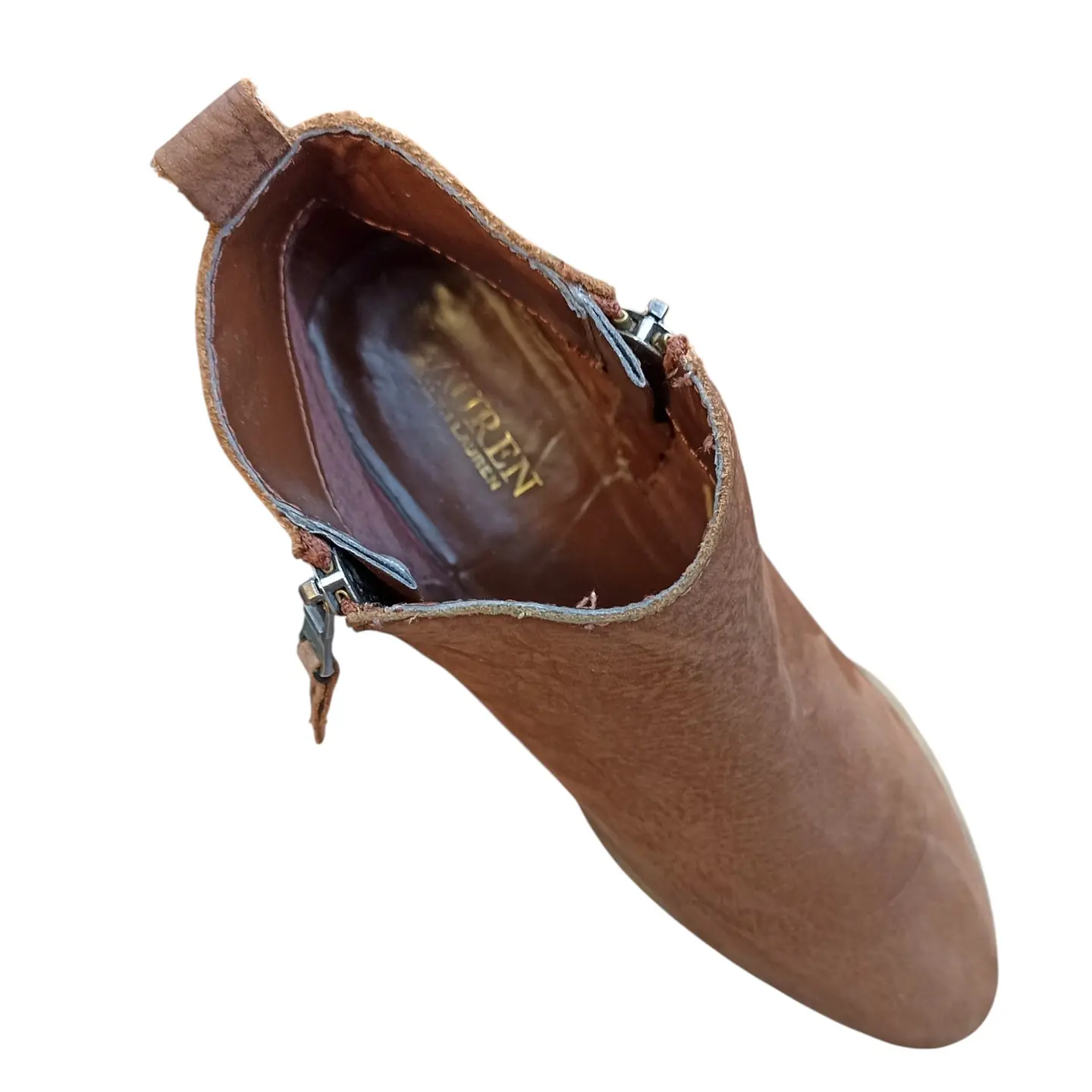 Botín Ralph Lauren Para Mujer Con Taco Bajo - Talla 39 5
