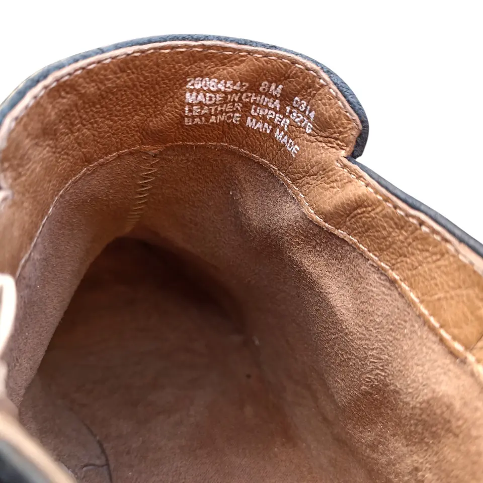 Botín Negro Clarks De Cuero Genuino Con Taco - Talla 38  8