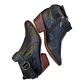 Botín Negro Clarks De Cuero Genuino Con Taco - Talla 38  - Miniatura 2