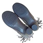 Botín Earthies Cuero Gamuza Y Flecos Talla 36.5 - Sin Uso - Miniatura 7