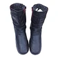 Botín Negro Hush Puppies Media Caña Cuero Genuino - Talla 39 - Miniatura 3