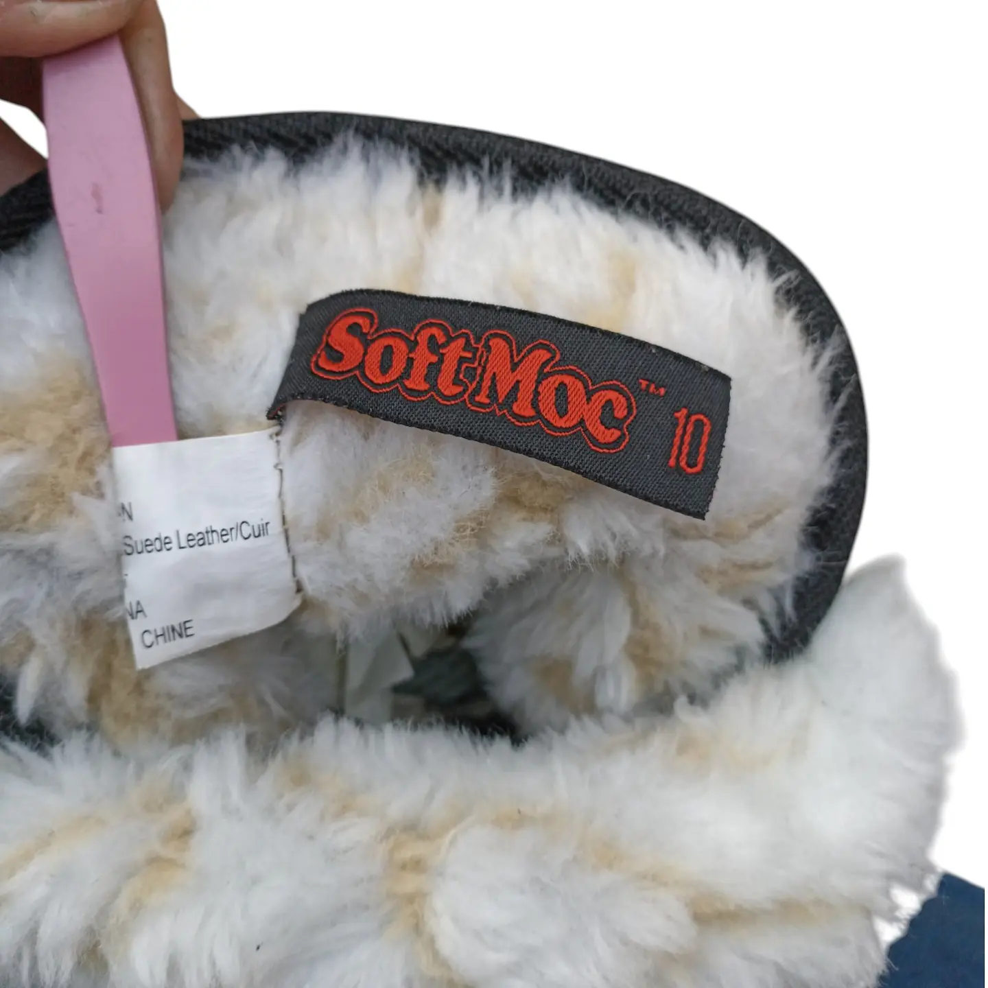 Botín Plano Softmoc Cuero Gamuza Con Forro De Piel Talla 40 7