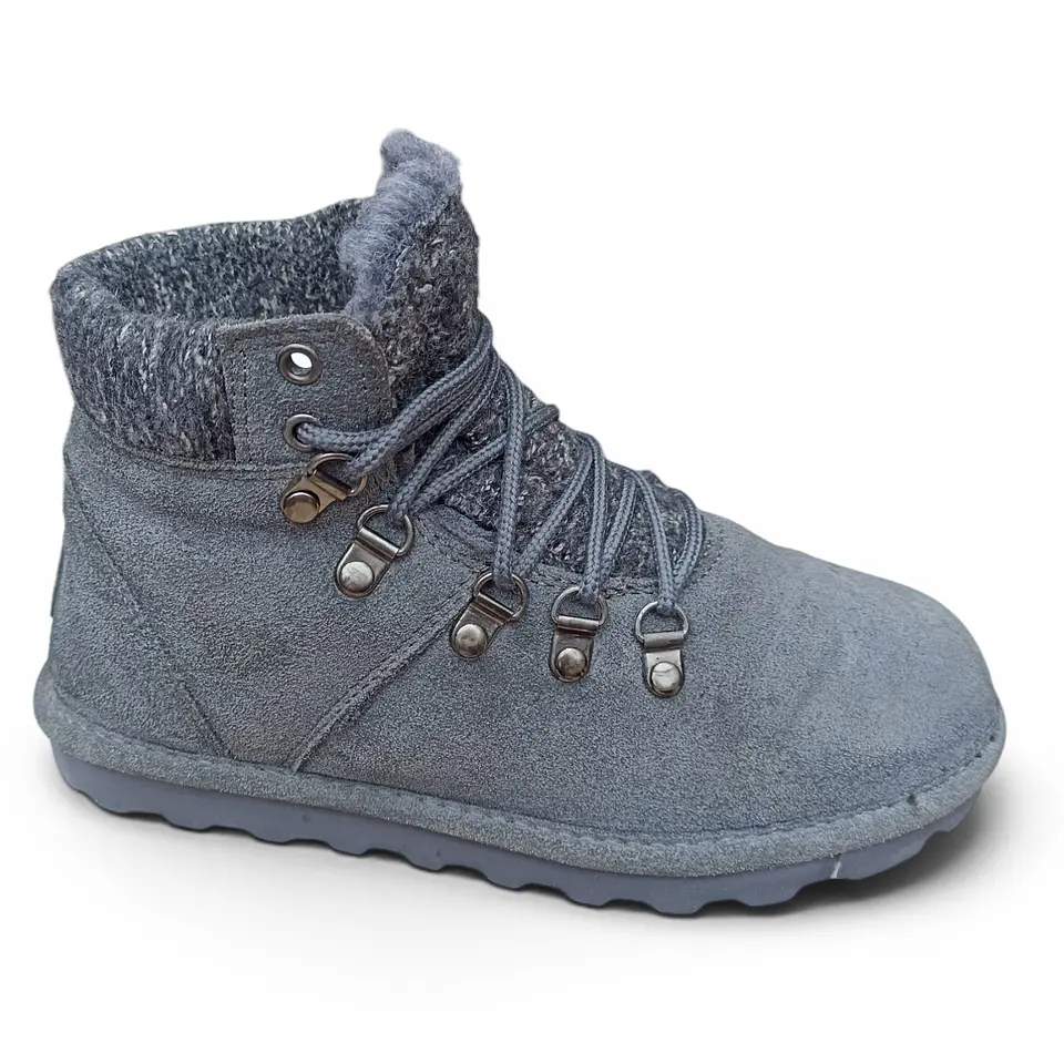Botín Marca Bearpaw Marie Cuero Gamuza Forrada - Talla 38 1