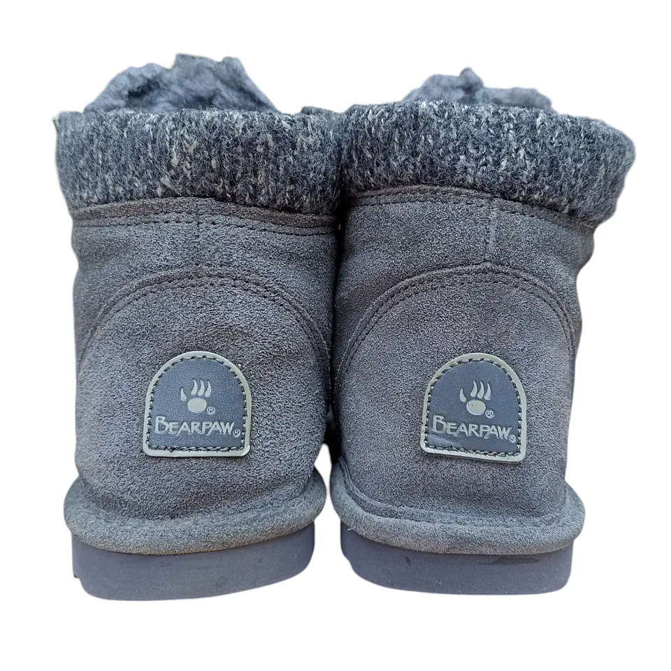 Botín Marca Bearpaw Marie Cuero Gamuza Forrada - Talla 38 8