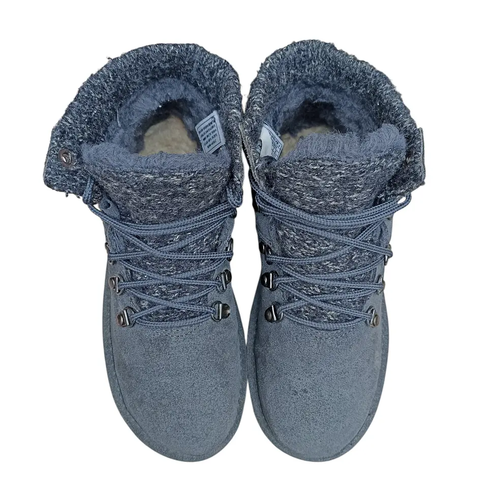 Botín Marca Bearpaw Marie Cuero Gamuza Forrada - Talla 38 6