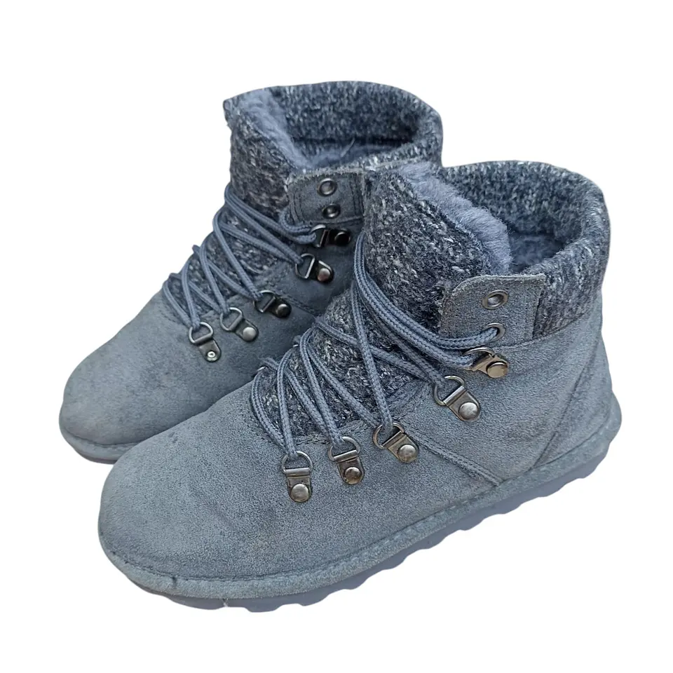 Botín Marca Bearpaw Marie Cuero Gamuza Forrada - Talla 38 2