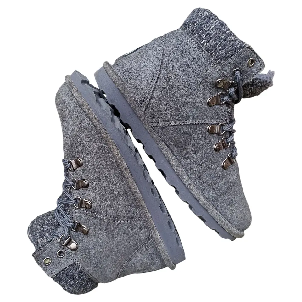 Botín Marca Bearpaw Marie Cuero Gamuza Forrada - Talla 38 4