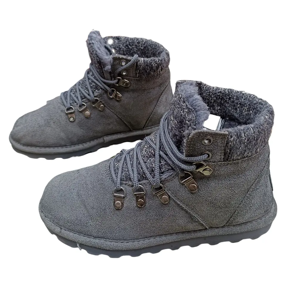 Botín Marca Bearpaw Marie Cuero Gamuza Forrada - Talla 38 3