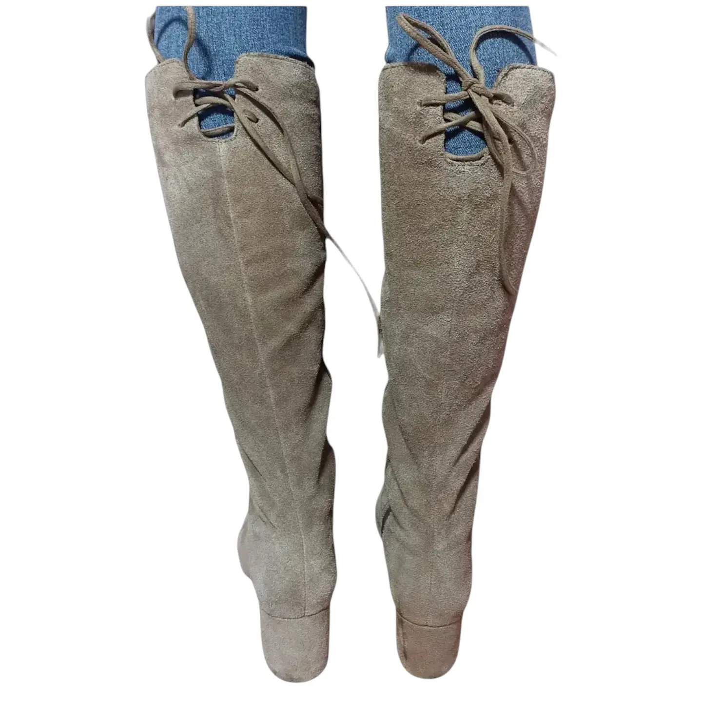 Botas De Gamuza Aerosoles Taco De Bloque Talla 39 6
