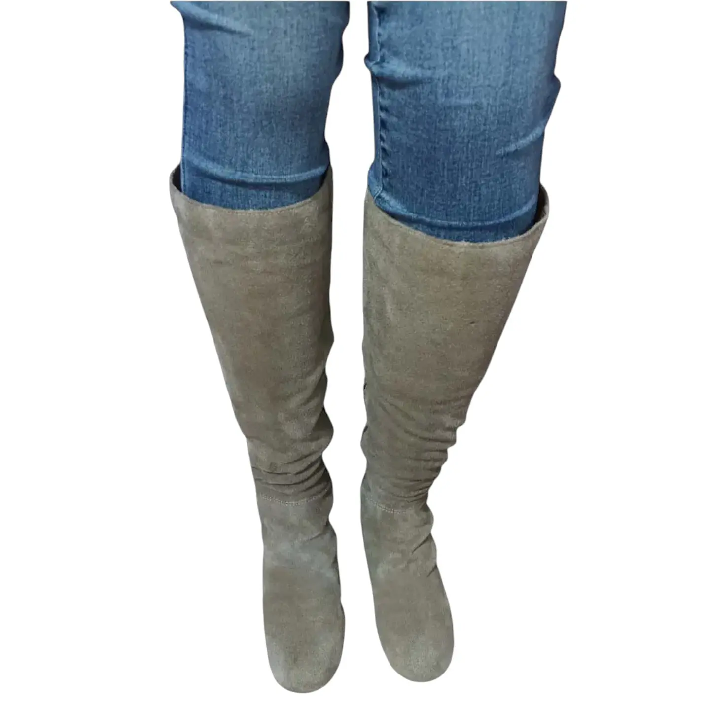 Botas De Gamuza Aerosoles Taco De Bloque Talla 39 3