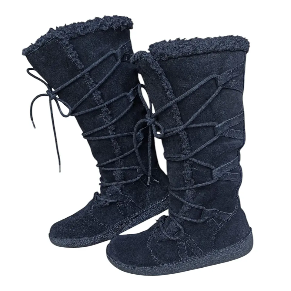 Botas Planas De Cuero Gamuza Forradas Rocket Dog - Talla 37 3
