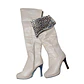Botas Bucaneras Plegable Taco Alto Caña Estrecha - Talla 37.5  - Miniatura 2