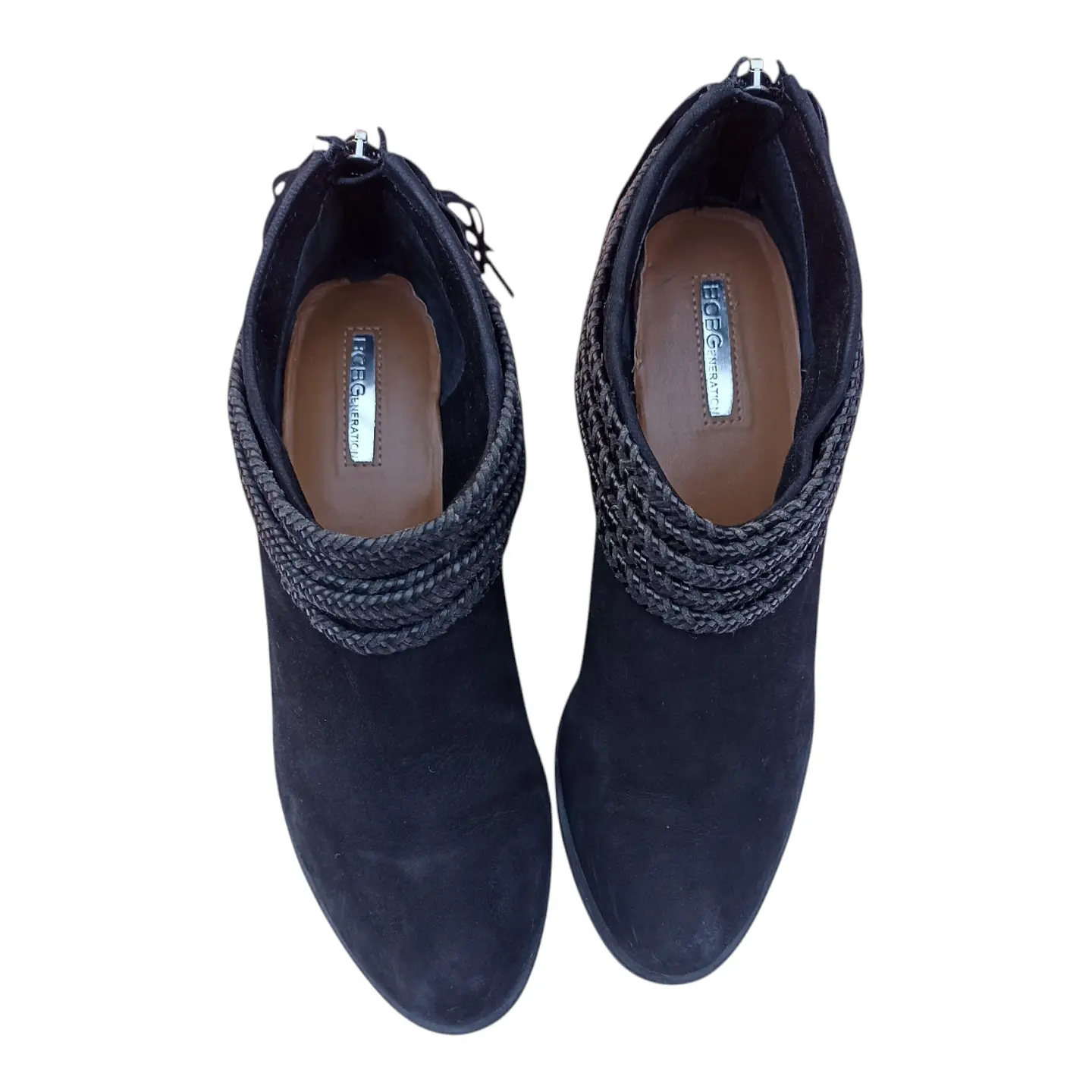 Botín Cuero Genuino Bcbgeneration - Talla 38 A 38.5 3