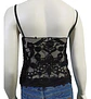 Top Barbados Negro Bordado Con Transparencia Mujer Talla L - Miniatura 5