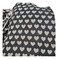 Tela Lanilla Estampada Diseño Corazones - Retazos 2 Metros - Miniatura 1