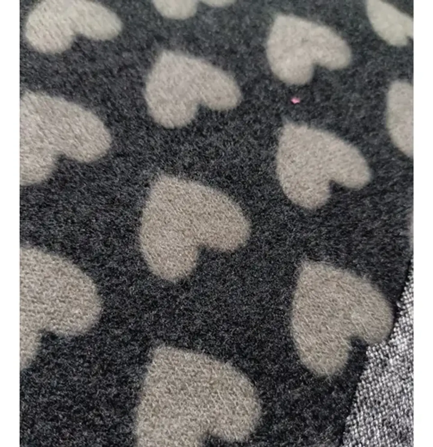 Tela Lanilla Estampada Diseño Corazones - Retazos 2 Metros 2