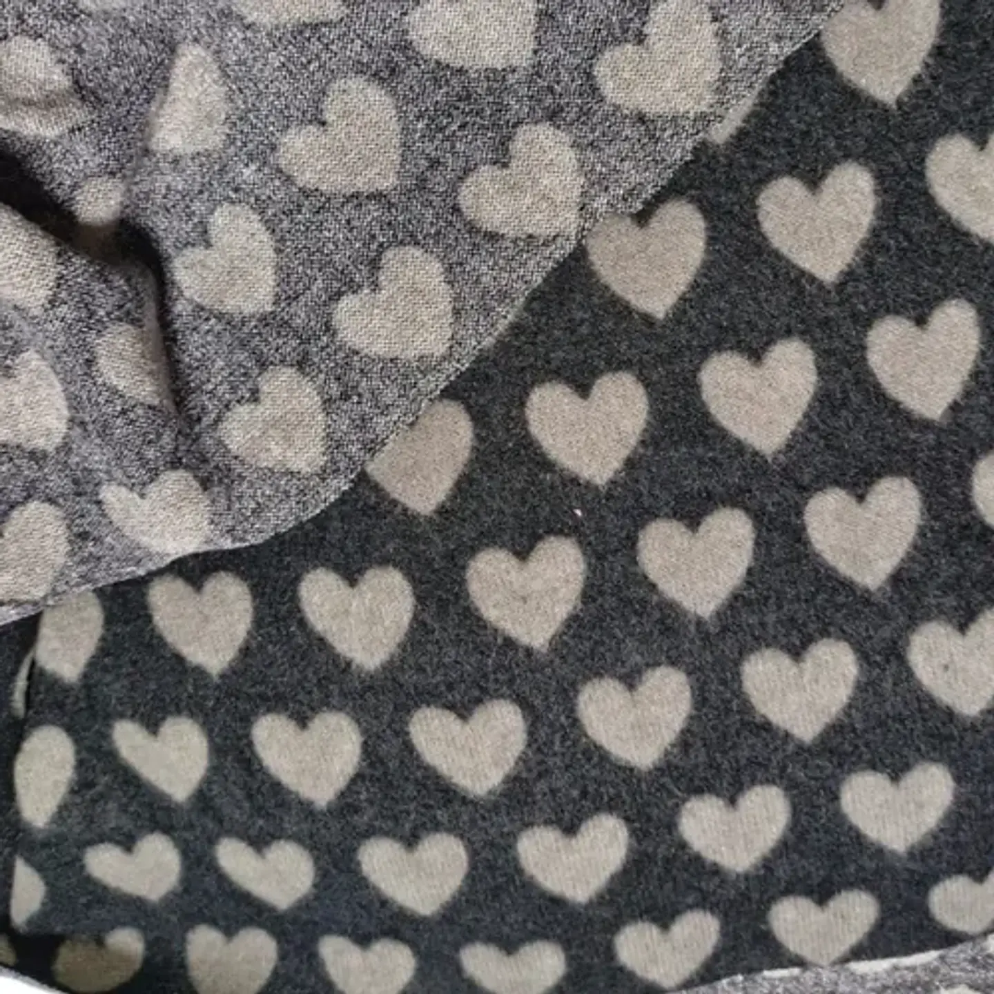 Tela Lanilla Estampada Diseño Corazones - Retazos 2 Metros 3