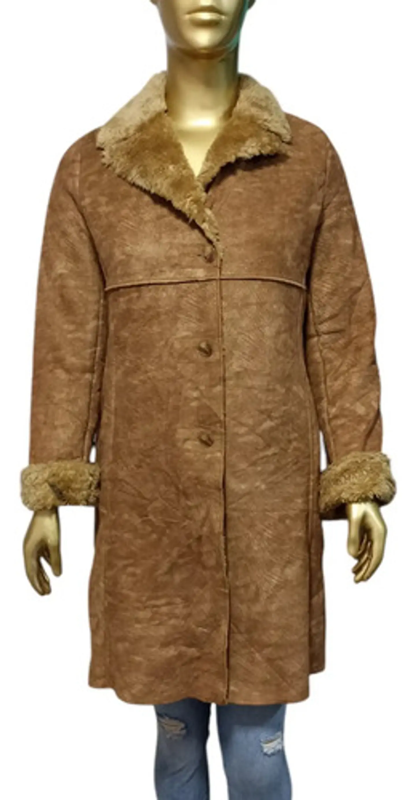 Abrigo Importado Vintage Estilo Penny Lane 70s - Talla M 2