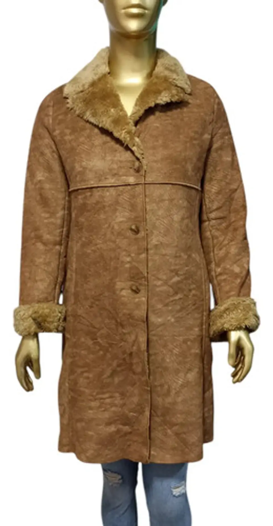 Abrigo Importado Vintage Estilo Penny Lane 70s - Talla M 2
