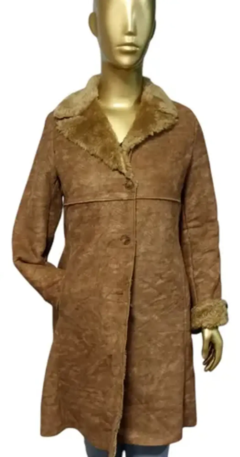 Abrigo Importado Vintage Estilo Penny Lane 70s - Talla M 3