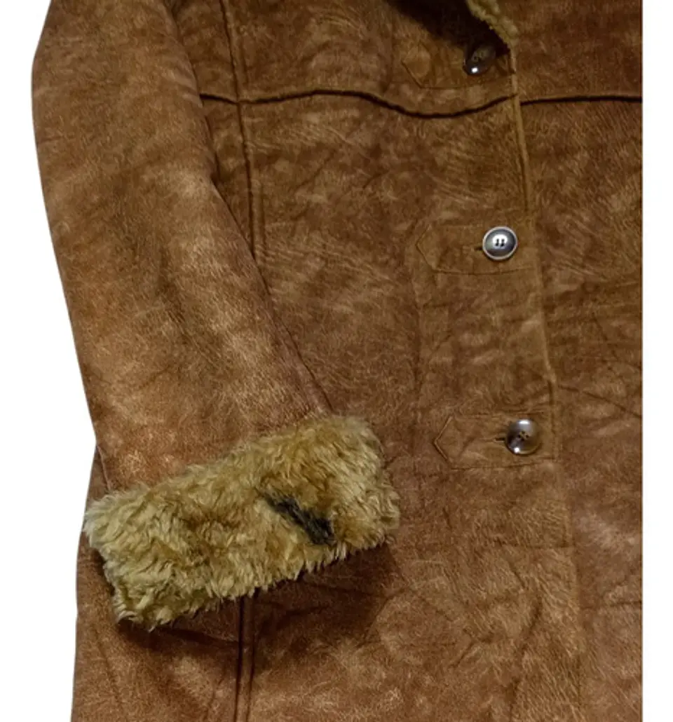 Abrigo Importado Vintage Estilo Penny Lane 70s - Talla M 10