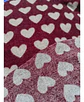 Tela Lanilla Estampada Diseño Corazones - Retazos 2 Metros - Miniatura 2