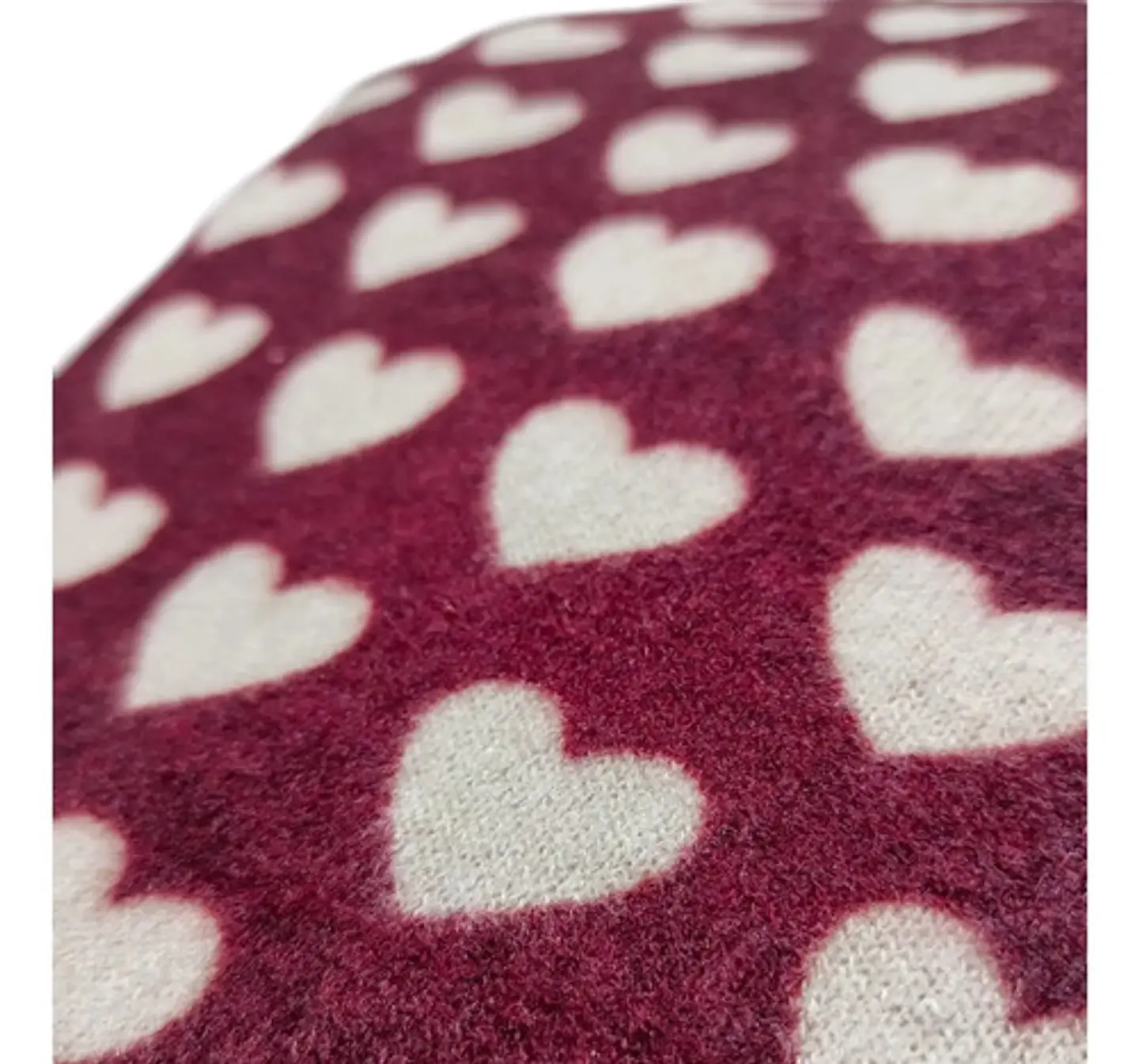 Tela Lanilla Estampada Diseño Corazones - Retazos 2 Metros 3