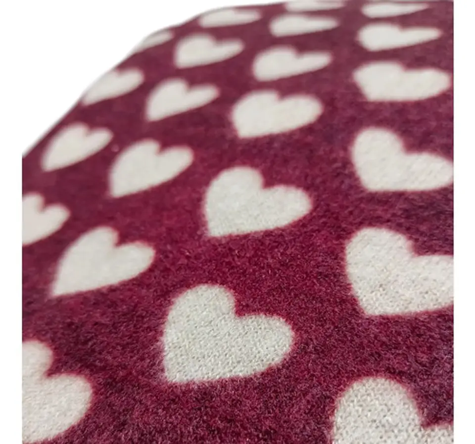Tela Lanilla Estampada Diseño Corazones - Retazos 2 Metros 3