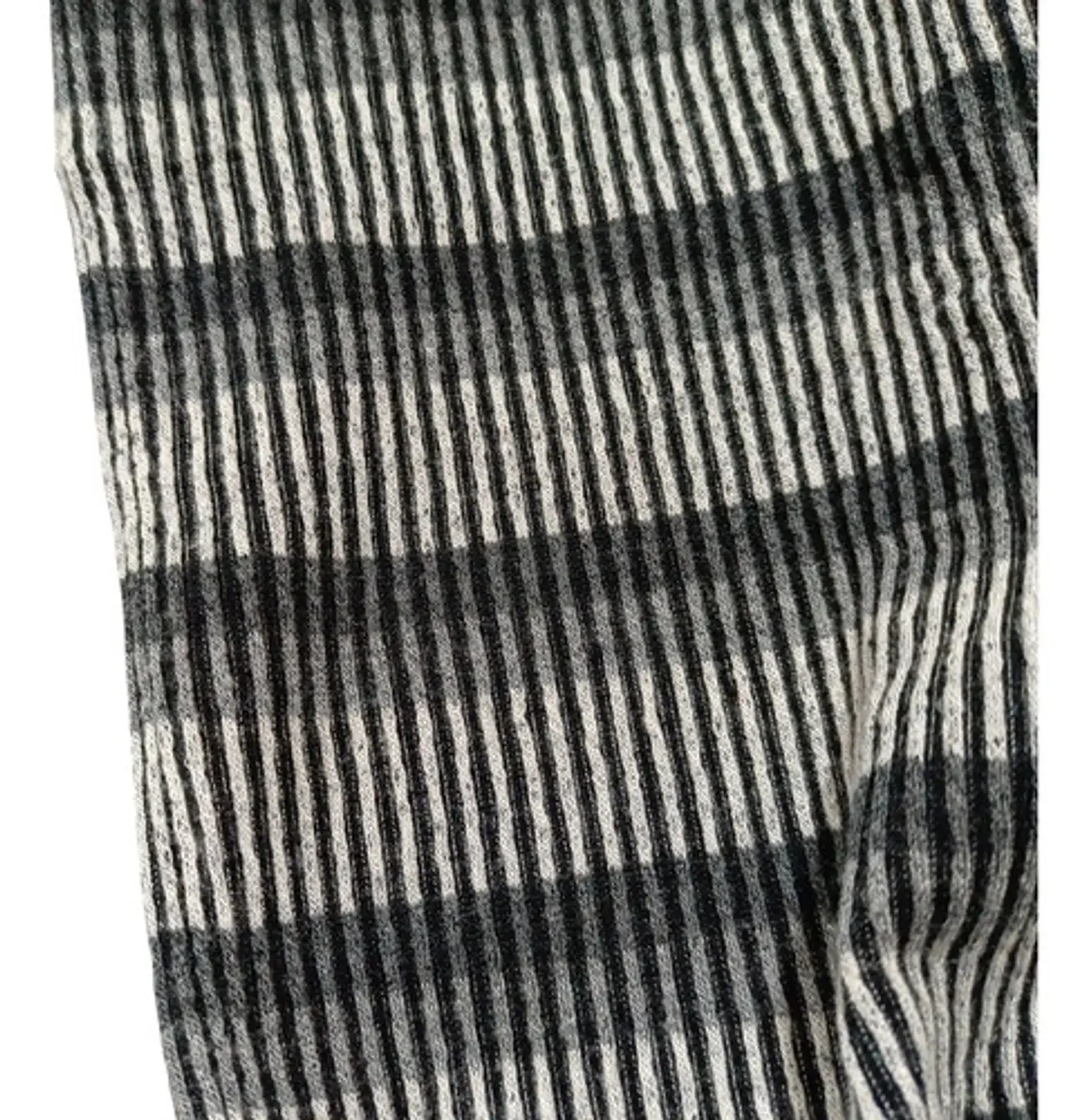 Tela De Punto Cotton Rib Grises - Corte De 3 Metros 1