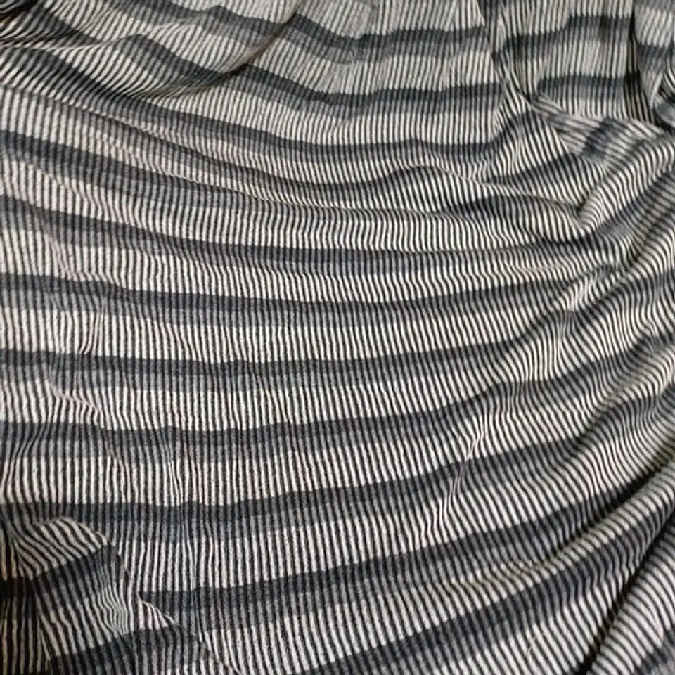 Tela De Punto Cotton Rib Grises - Corte De 3 Metros 5