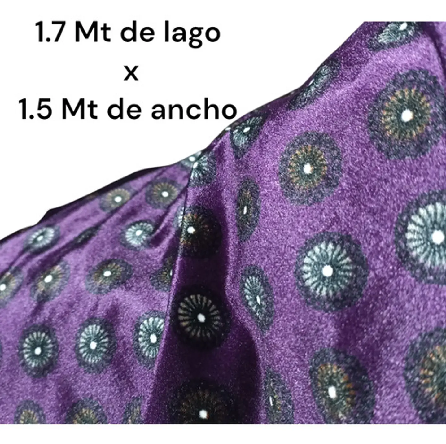 Tela Velvet Terciopelo Estampado Stretch  - Retazo 1.7 Mts 3