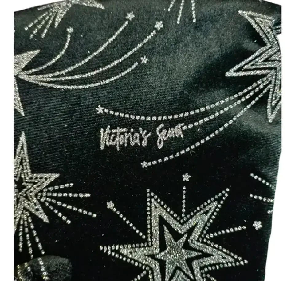 Tela Terciopelo Diseño Exclusivo Victoria Secret Corte 1.5mt 3