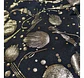 Tela Lycra Con Diseño Foil Dorado - Retazo De 1.3 Mt X 1.5mt - Miniatura 2