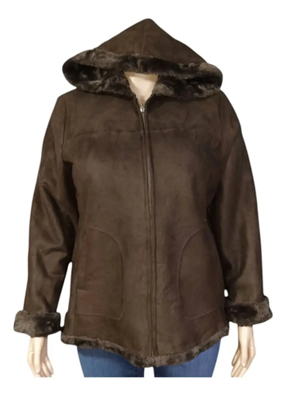 Gamulán Importado Jones New York Gamuza Y Piel - Talla L 2