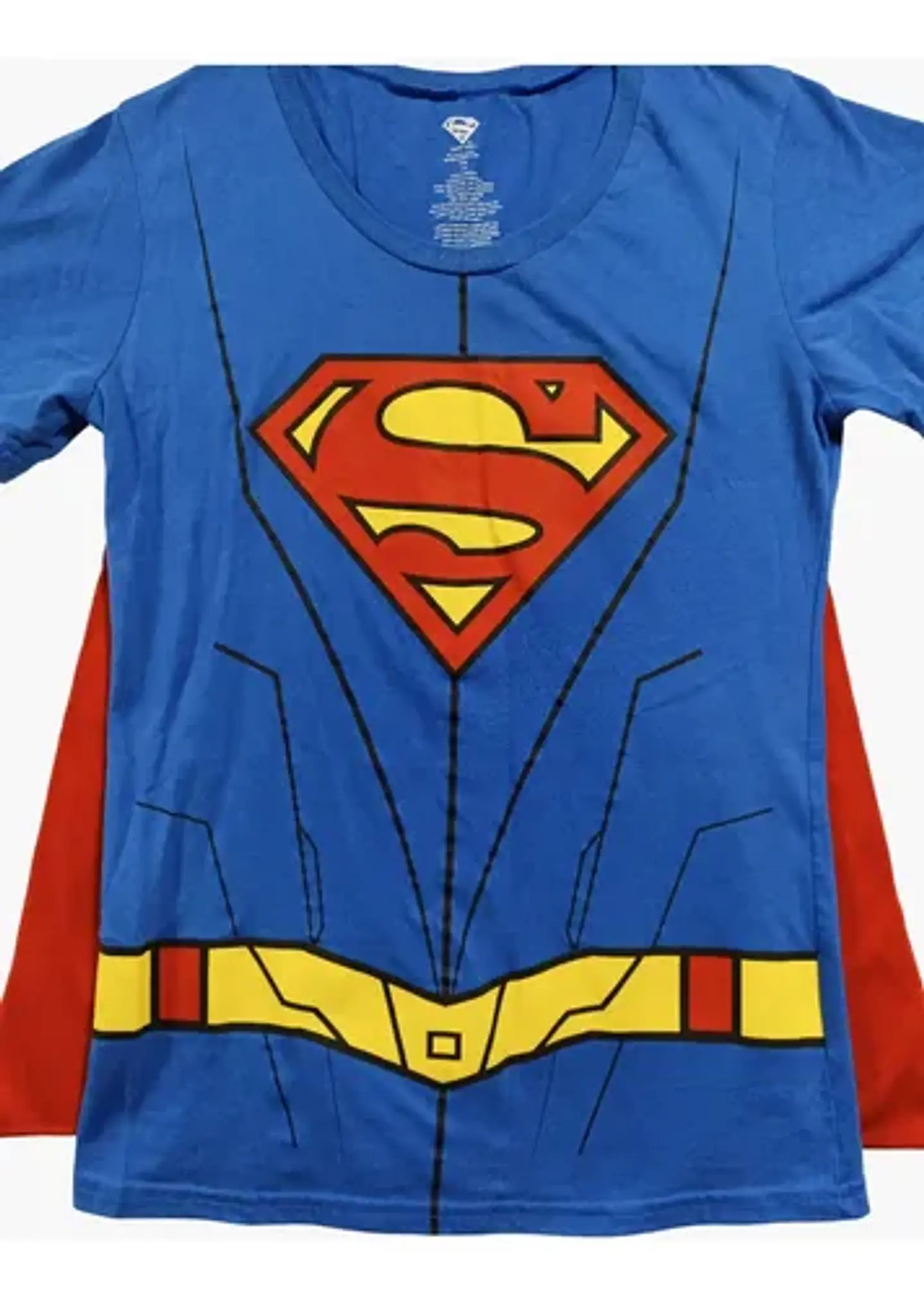 Disfraz Polera De Supergirl Con Capa Talla M - L 4